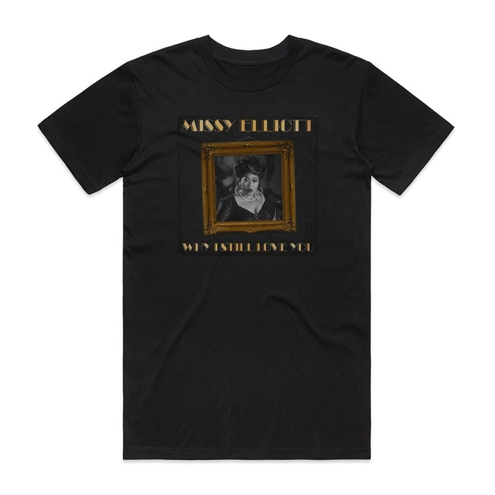 Missy Elliott Why I Still Love You Album Cover T-Shirt Black